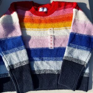 Old Navy Multicolor Striped Sweater